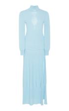 Jacquemus Baya Cutout Stretch Cotton-blend Maxi Dress