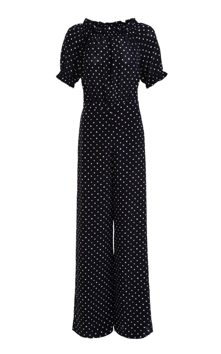Moda Operandi Saloni Juli Silk-crepe De Chine Jumpsuit