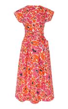 Isa Arfen Floral-print Cotton Midi Dress
