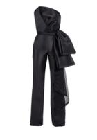Mark Bumgarner Milan Strapless Silk Jumpsuit