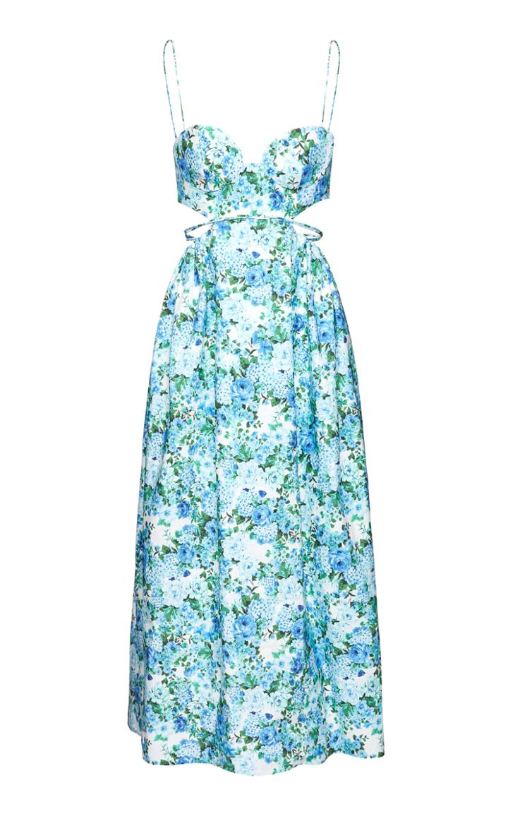 Moda Operandi Magda Butrym Printed Cotton-blend Dress