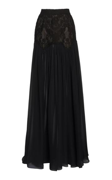 Costarellos Ethereal Maxi Skirt