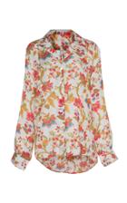 Alix Of Bohemia Limited Edition Milo Collared Floral-print Silk Shirt