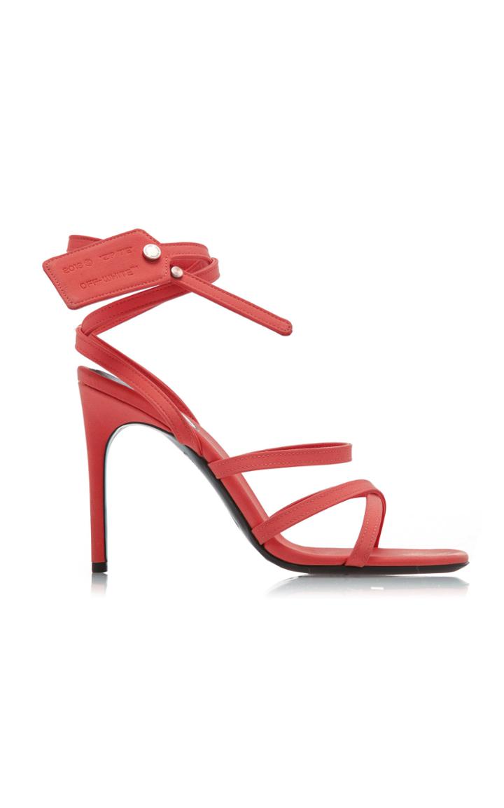 Off-white C/o Virgil Abloh Satin Ziptie Sandals