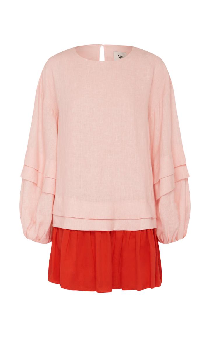 Moda Operandi Aje Quietude Linen Mini Dress