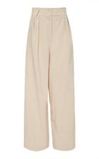 Moda Operandi Charlotte Pringels Liya High-waisted Linen-blend Trousers Size: 34