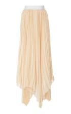 Semsem Gold Lurex Plisse Skirt