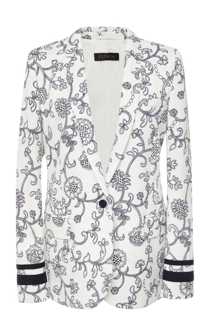 Escada Bauren Printed Blazer