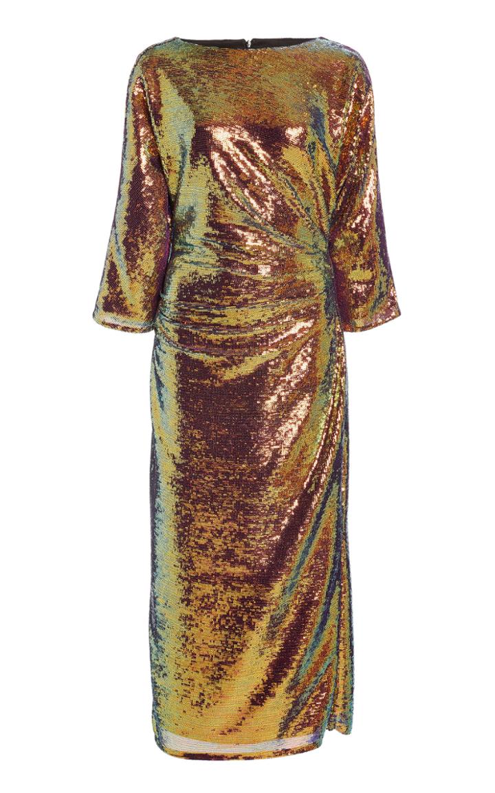 Moda Operandi Sally Lapointe Iridescent Sequin Tee Dress