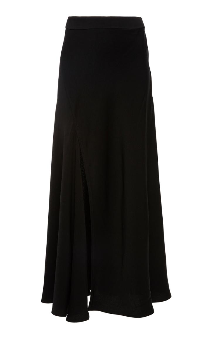 Ellery Suite One Bias High Slit Jersey Skirt