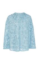 Prada Sheer Mini Cotton-blend Cape