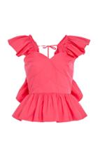 Huishan Zhang Renee Frill Top