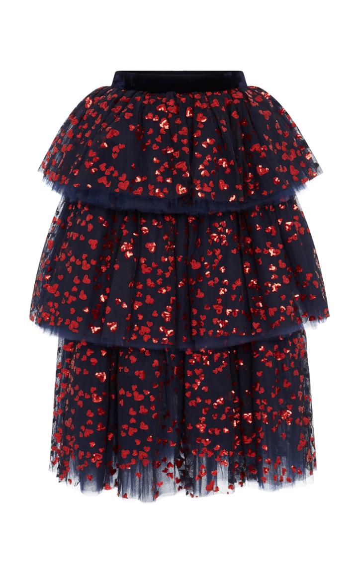 Macgraw Sonet Tulle Midi Skirt