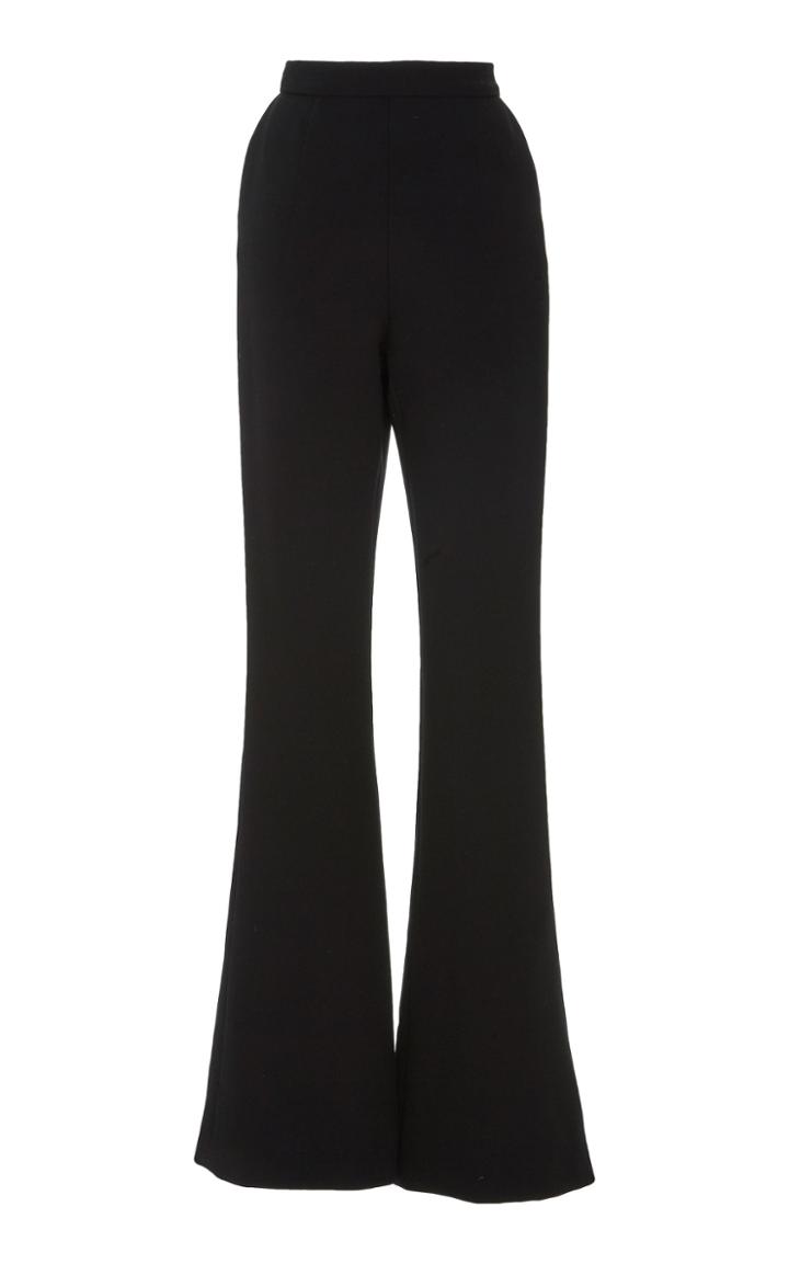Naeem Khan Wool Flare Trouser