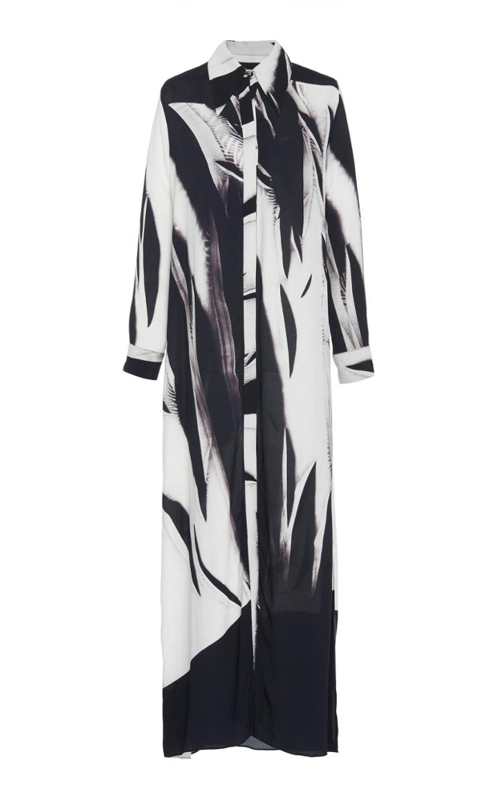 Jeffrey Dodd Button Front Maxi Shirt Dress