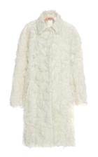 N 21 N&deg;21 Adina Collared Shag Coat
