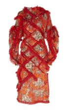 Preen By Thornton Bregazzi Layna Lace-trimmed Floral Printed Satin Jacquard Dress