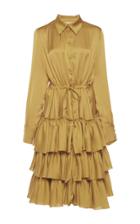 Martin Grant Ruffled Shirt Dress