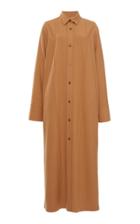Moda Operandi Joseph Dicha Oversized Silk-wool Flannel Shirt Dress