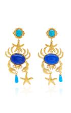 Christie Nicolaides Majolica Turquoise Earrings