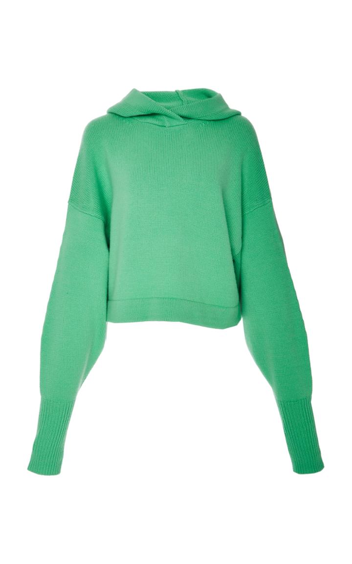 Tibi Blouson Sleeve Hoodie