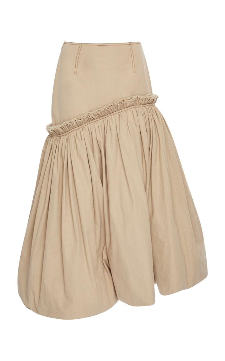 Loewe Asymmetric Cotton Balloon Skirt