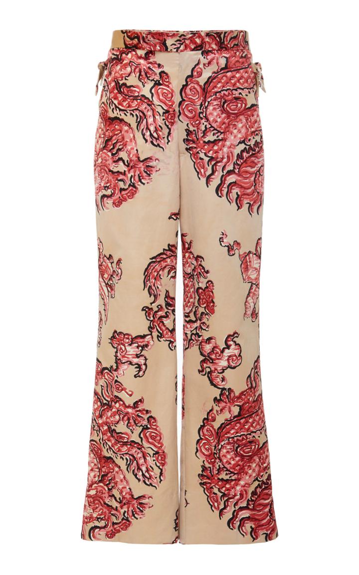 Bode Dragon Silk Trouser