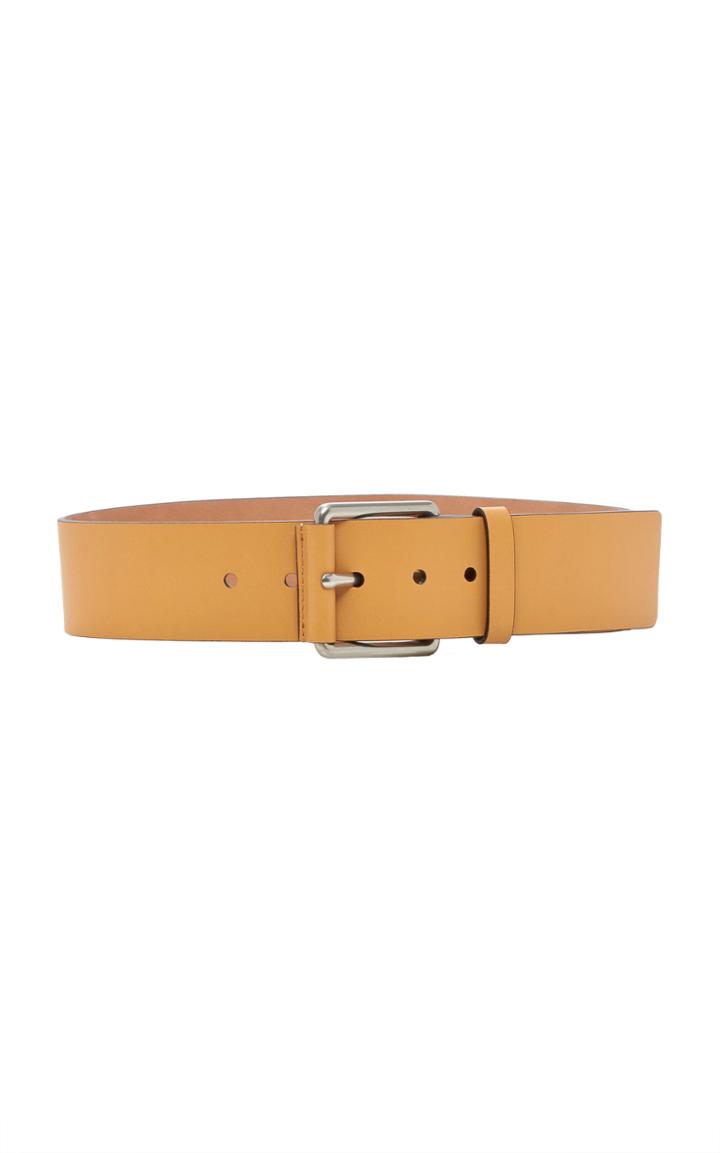 Michael Kors Collection Wide Singular Roller Buckle Belt