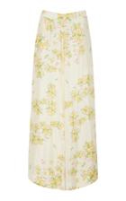 Verandah Floral Taffeta Ultra Flared Trouser