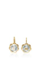 Jamie Wolf Petite Scallop Drop Earrings With White Topaz