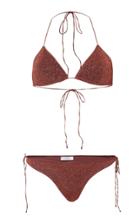 Oseree Lumire Stretch-lurex Bikini