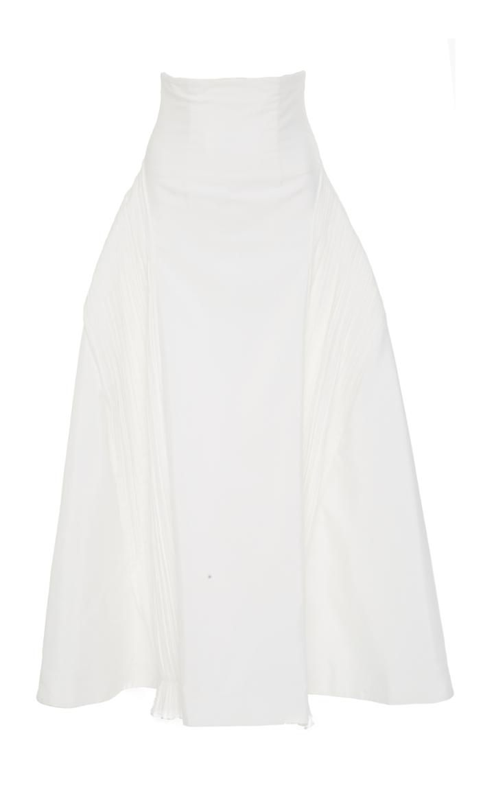 Adeam Pleated Panel Ball Skirt