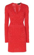 Zuhair Murad Pamplona Embellished Knit Mini Dress