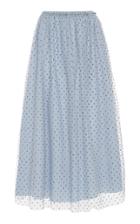 Red Valentino Glitter Dot Tulle Skirt