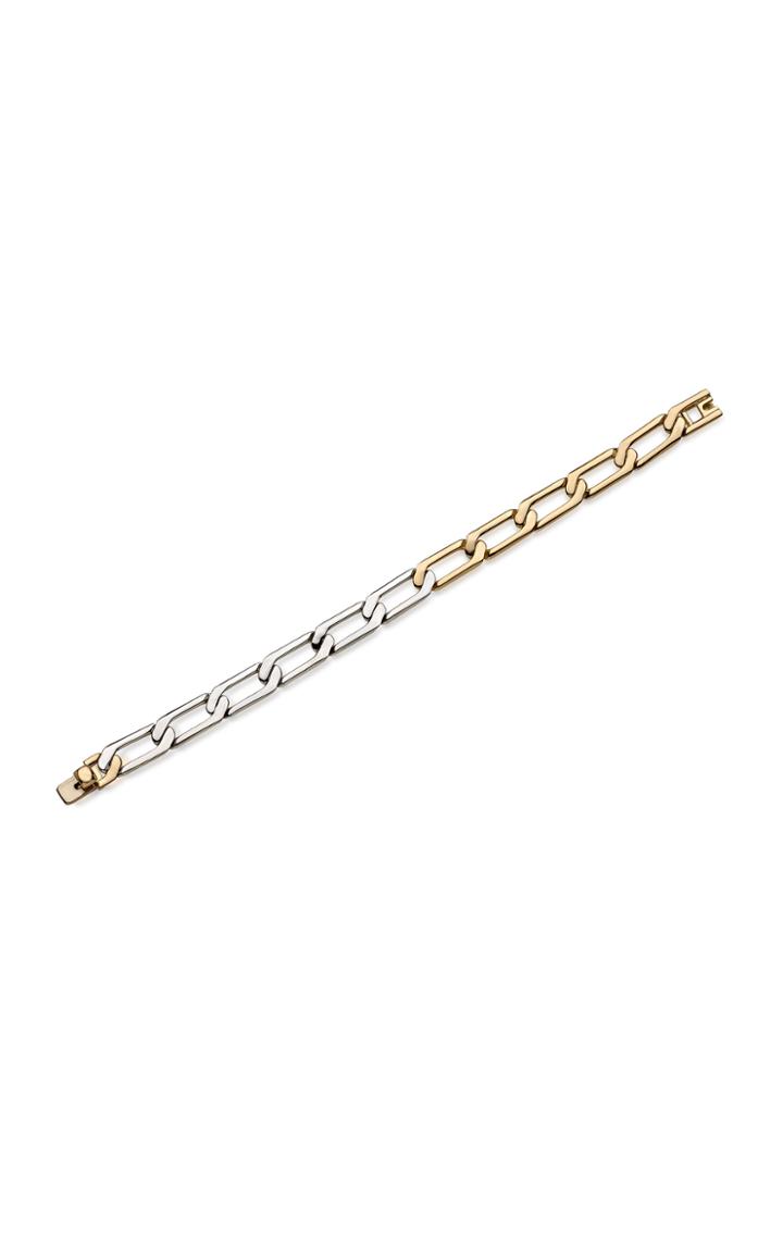 Moda Operandi Prasi 18k Yellow Gold & Platinum Mangueira Fatto A Mano Bracelet