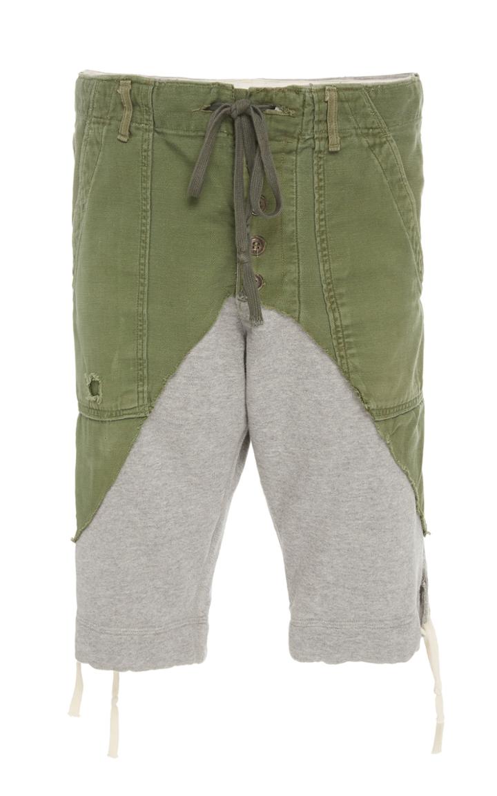 Greg Lauren Cotton Army Terry Short