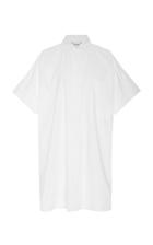 Max Mara Oversized Cotton-poplin Mini Shirt Dress
