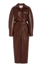 Moda Operandi Nanushka Sami Vegan Leather Shirt Dress