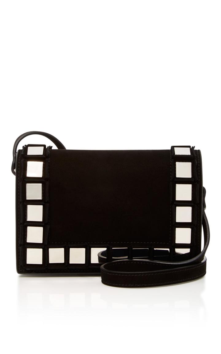 Tomasini Anja Embellished Suede Shoulder Bag