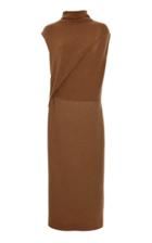 Moda Operandi Agnona Draped Wool-cashmere Midi Dress