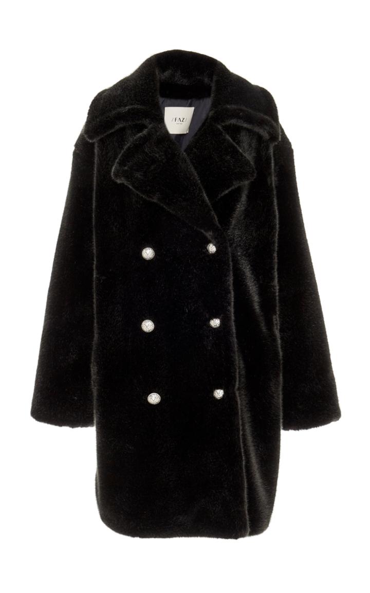 Faz Not Fur Cold Soldier Faux Fur Coat