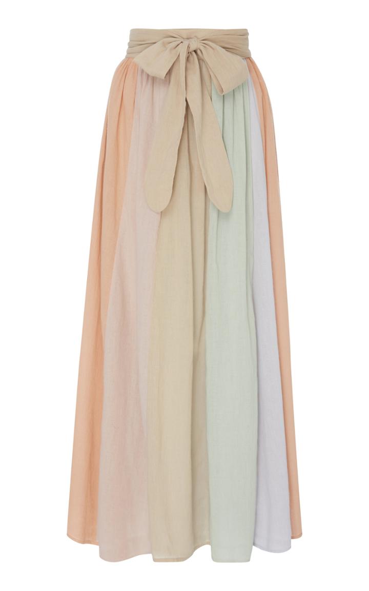 Mara Hoffman Katrine Pleated Cotton Skirt