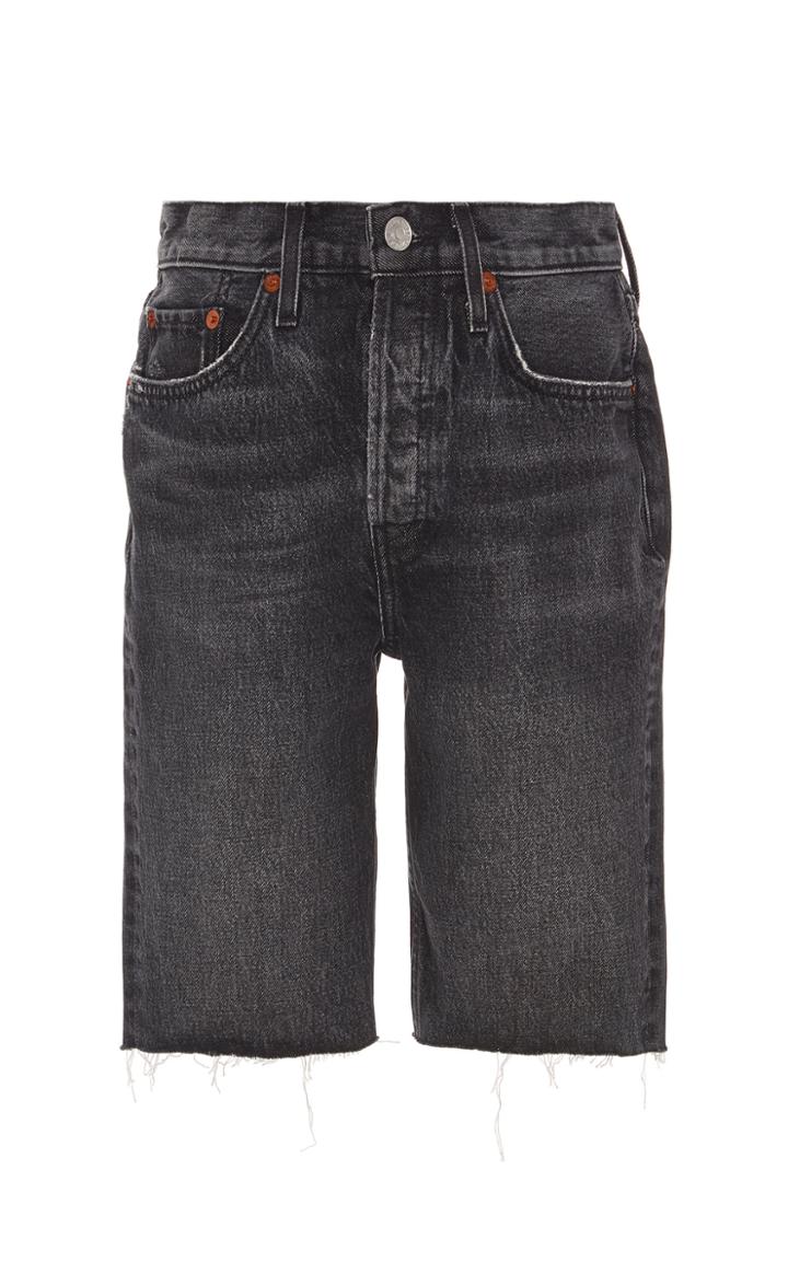 Re/done Distressed Denim Shorts