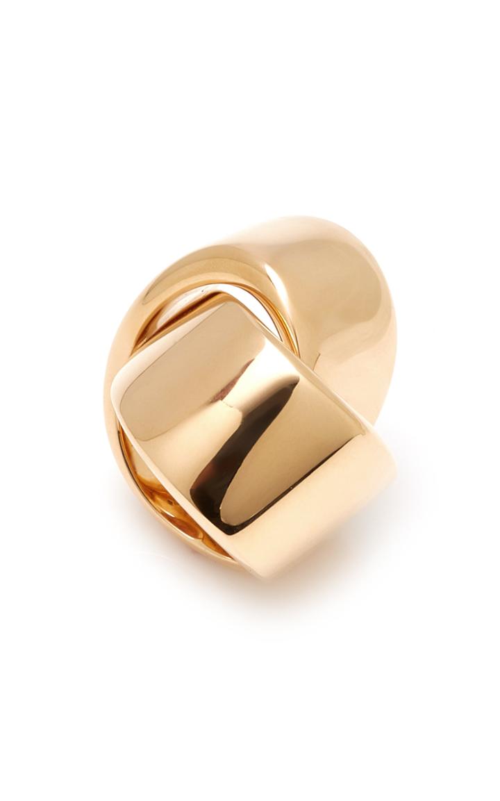 Moda Operandi Vhernier 18k Pink Gold Abbraccio Ring Size: 4