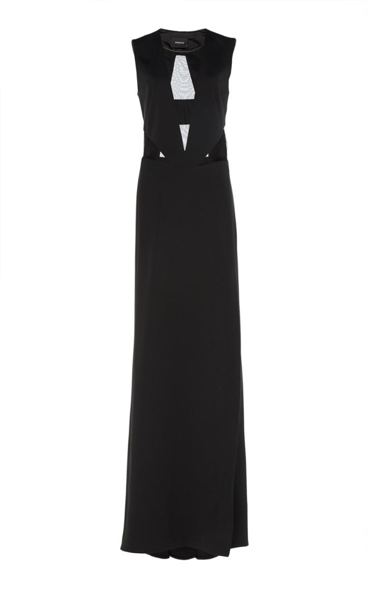 Akris Sheer Cutout Silk-blend Dress