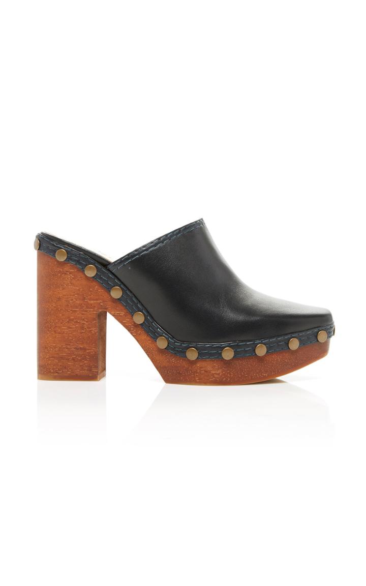 Jacquemus Les Sabots Leather Mules Size: 38