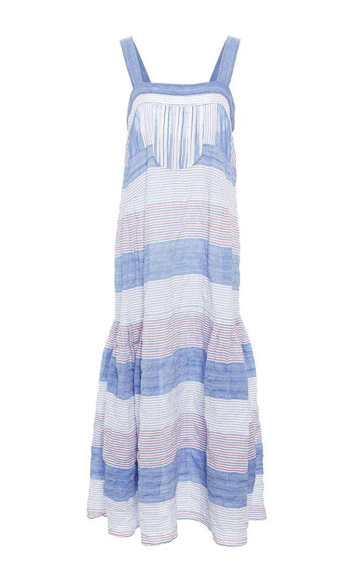 Warm Biscay Square Neck Dress