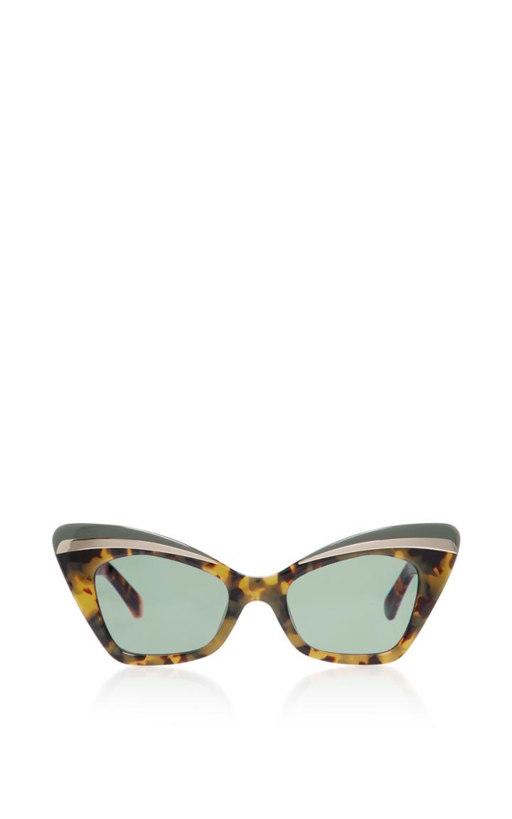 Karen Walker Babou Cat-eye Sunglasses