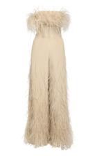 Moda Operandi Khyeli Silk Feather Jumpsuit