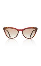Moda Operandi Prada Cat-eye Frame Tortoishell Acetate Sunglasses